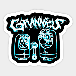 Bluey Metal Grannies Sticker